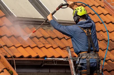 Démoussage et hydrofuge de toiture à Peyre